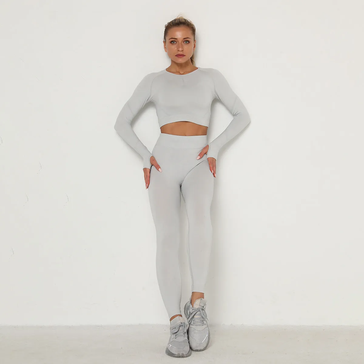 2023 24 Colors Women Seamless Breathable Yoga Sportswear Sport Suit Gym Wear Set Fitness Yoga Wear
