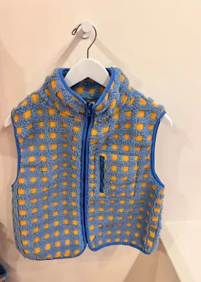 Blue Sherpa Vest