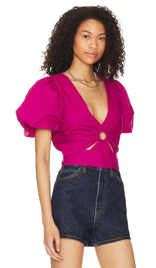 Cleobella Avila Top in Fuchsia