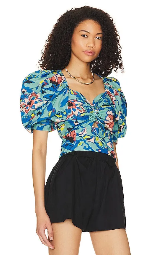 Cleobella Ayla Top in Blue