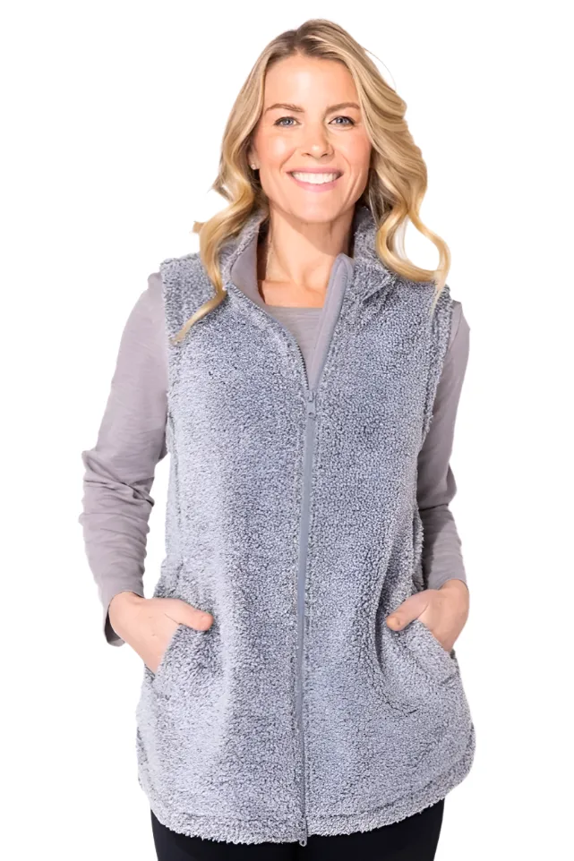 Escape Sherpa Fleece Vest-50% OFF