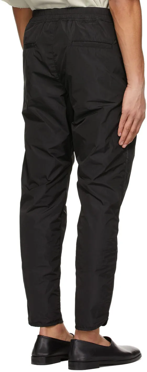 Fear of God Black Nylon Track Pants