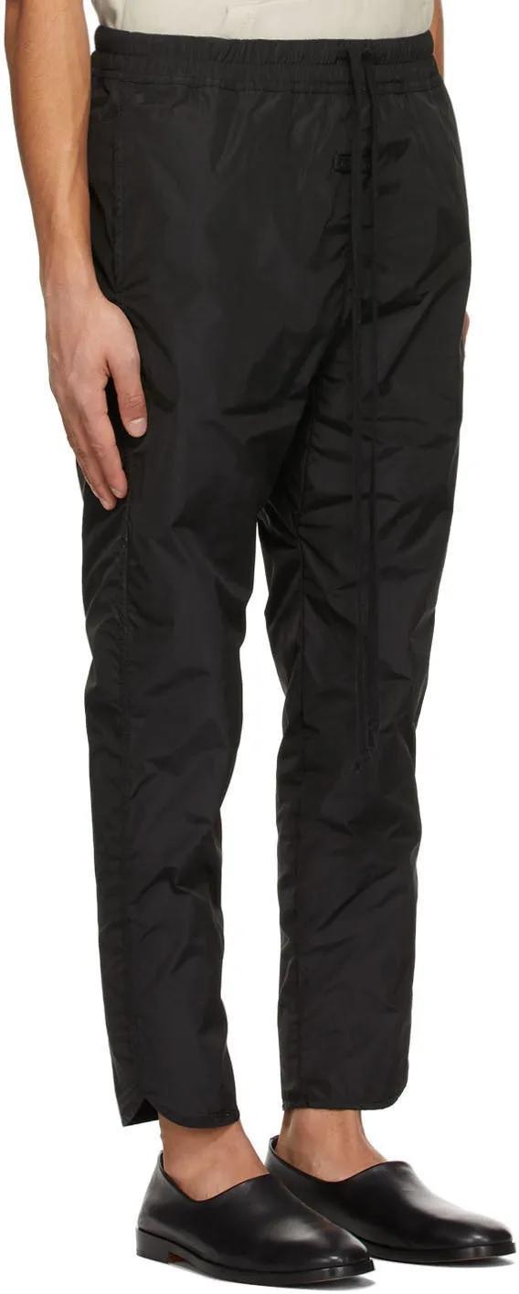 Fear of God Black Nylon Track Pants
