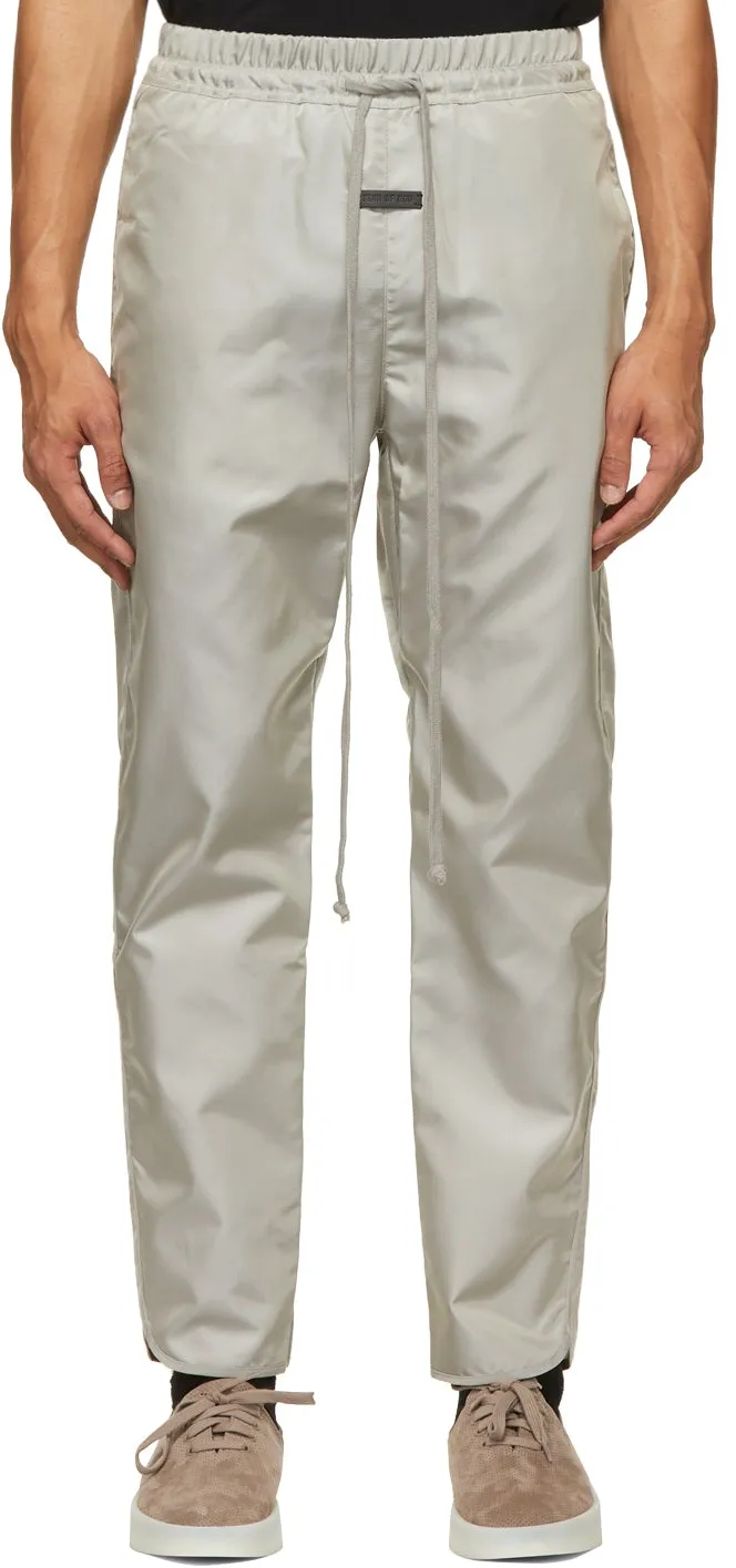 Fear of God Grey Nylon Track Pants