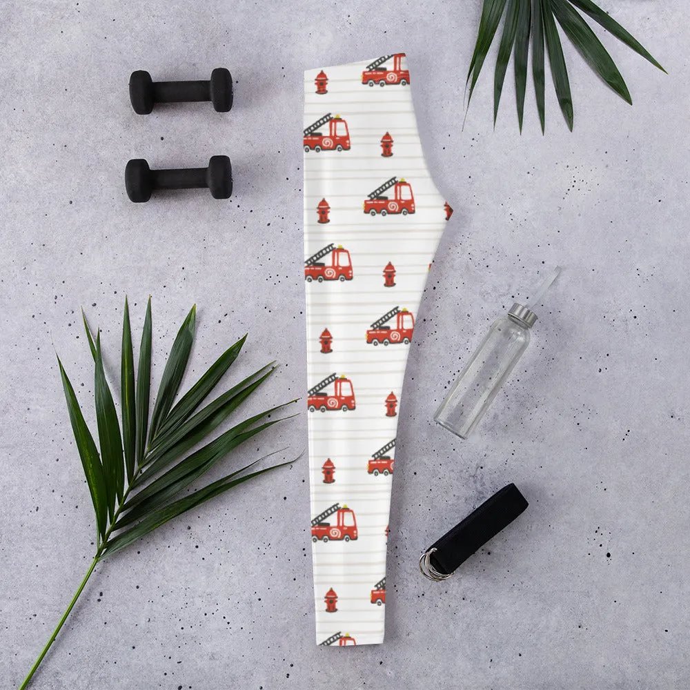 Fire truck Leggings