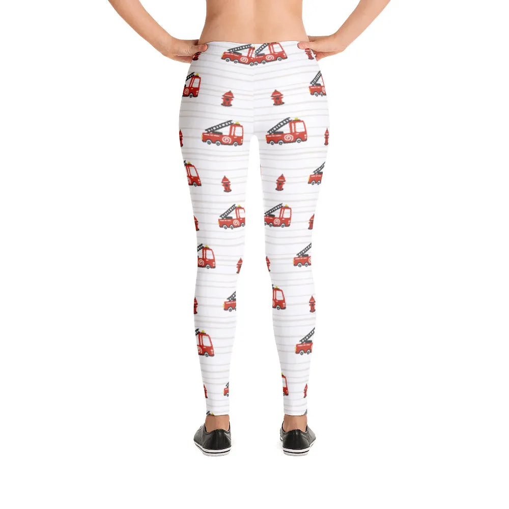 Fire truck Leggings