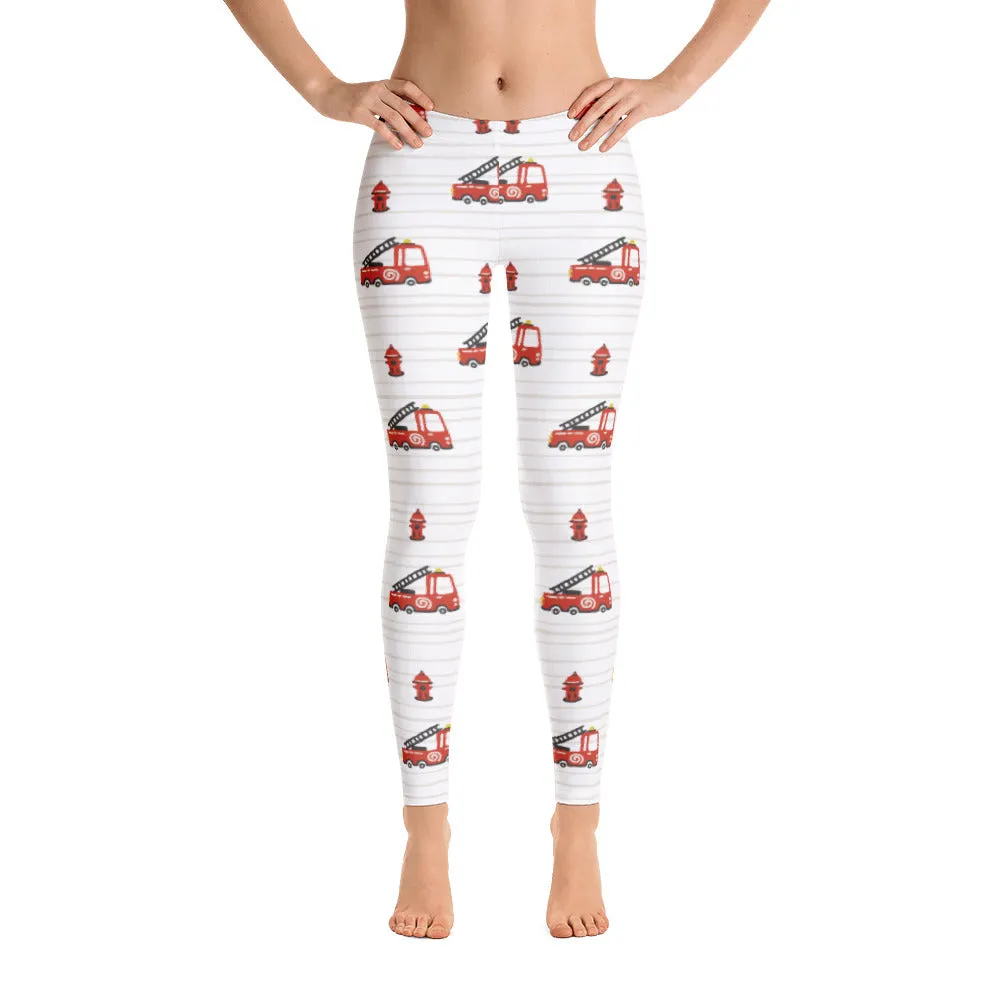 Fire truck Leggings
