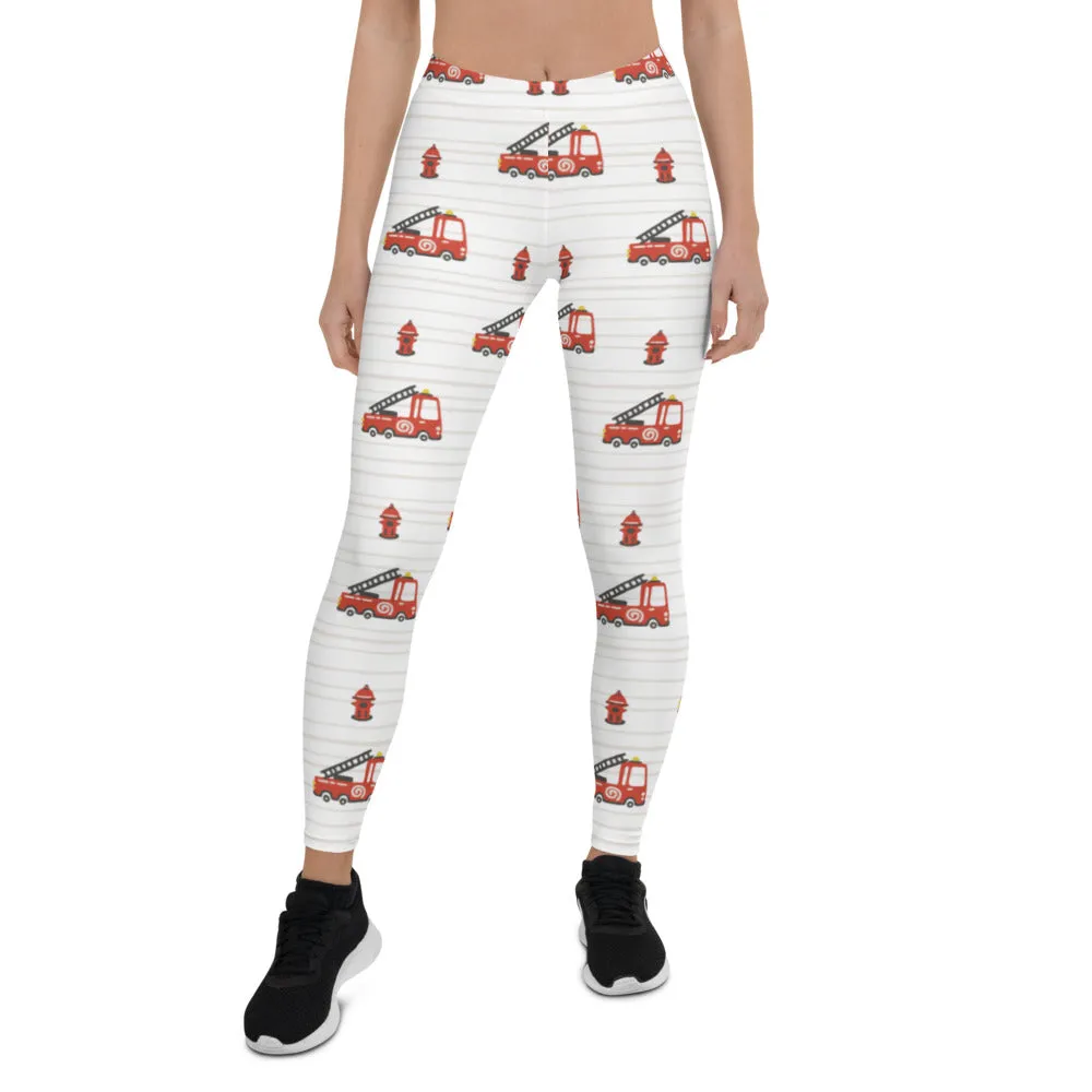 Fire truck Leggings
