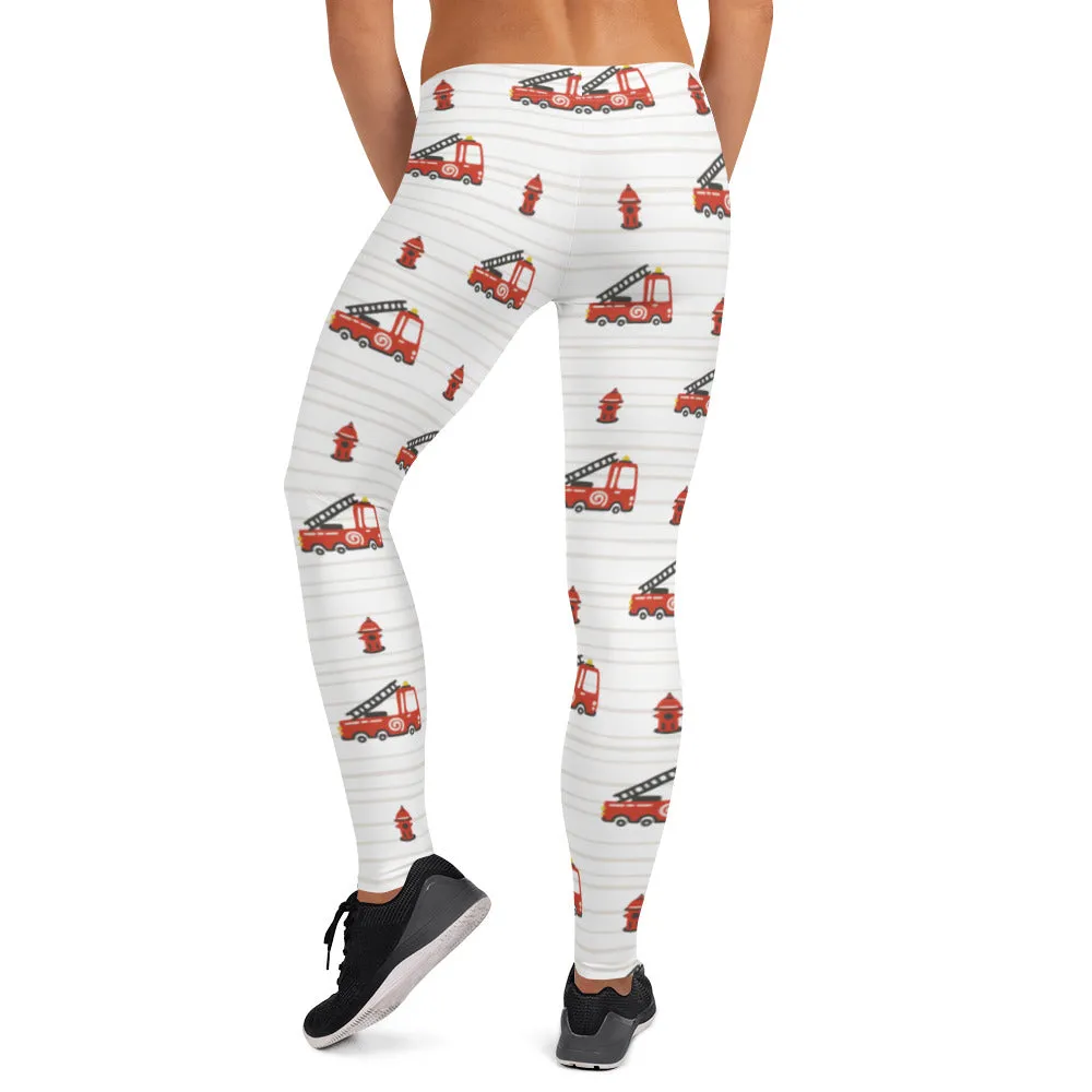 Fire truck Leggings
