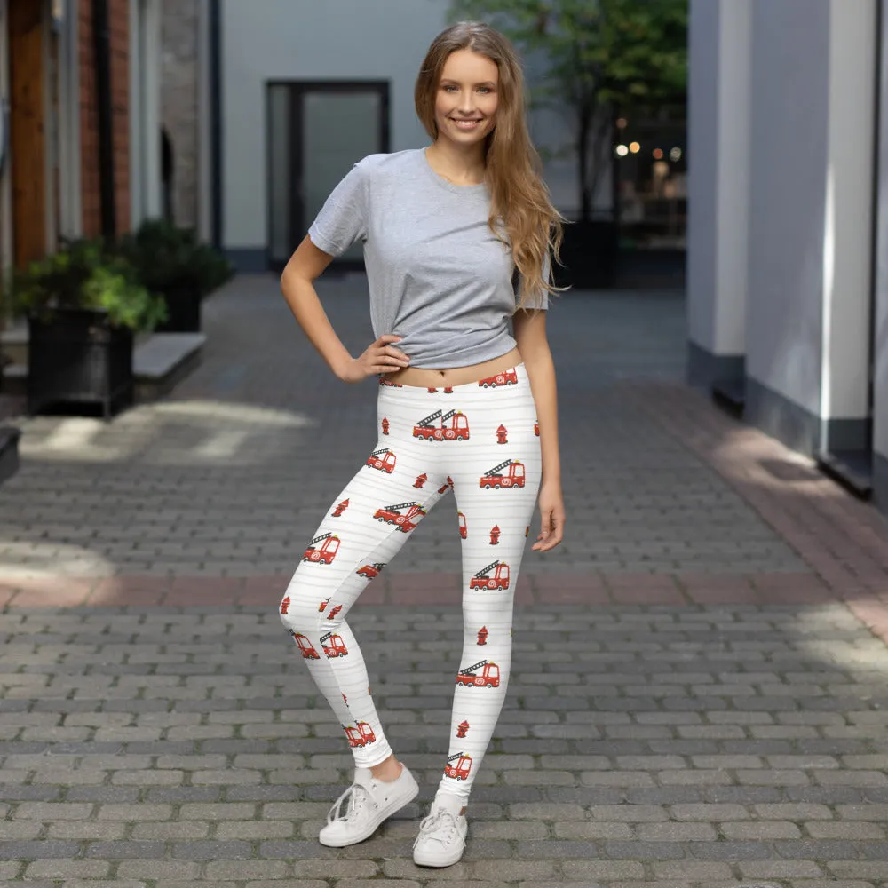 Fire truck Leggings