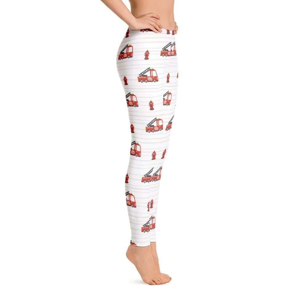 Fire truck Leggings