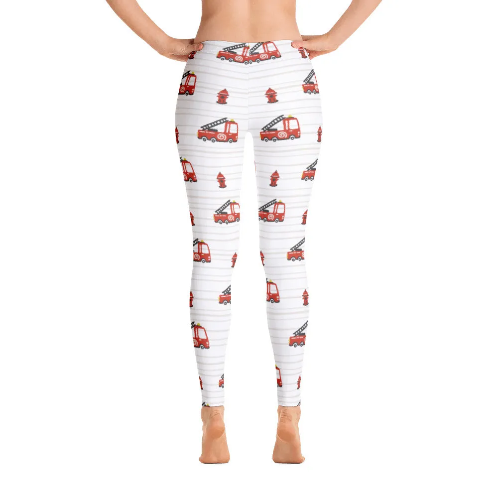 Fire truck Leggings