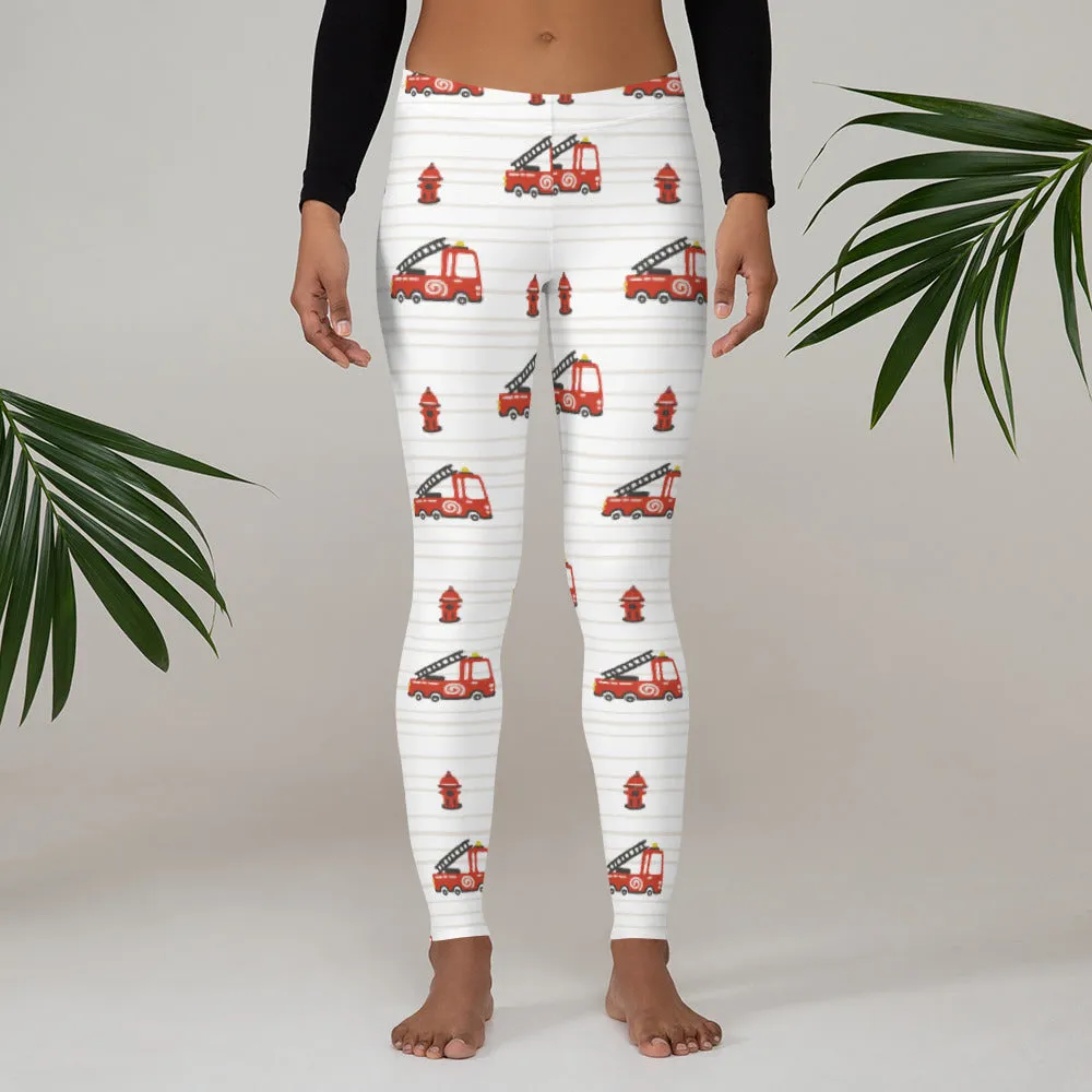Fire truck Leggings