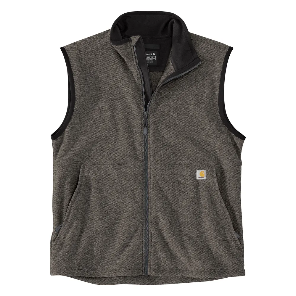 Full-Zip Relaxed Fit Fleece Vest - CRH-Carbon Heather | Carhartt 106418