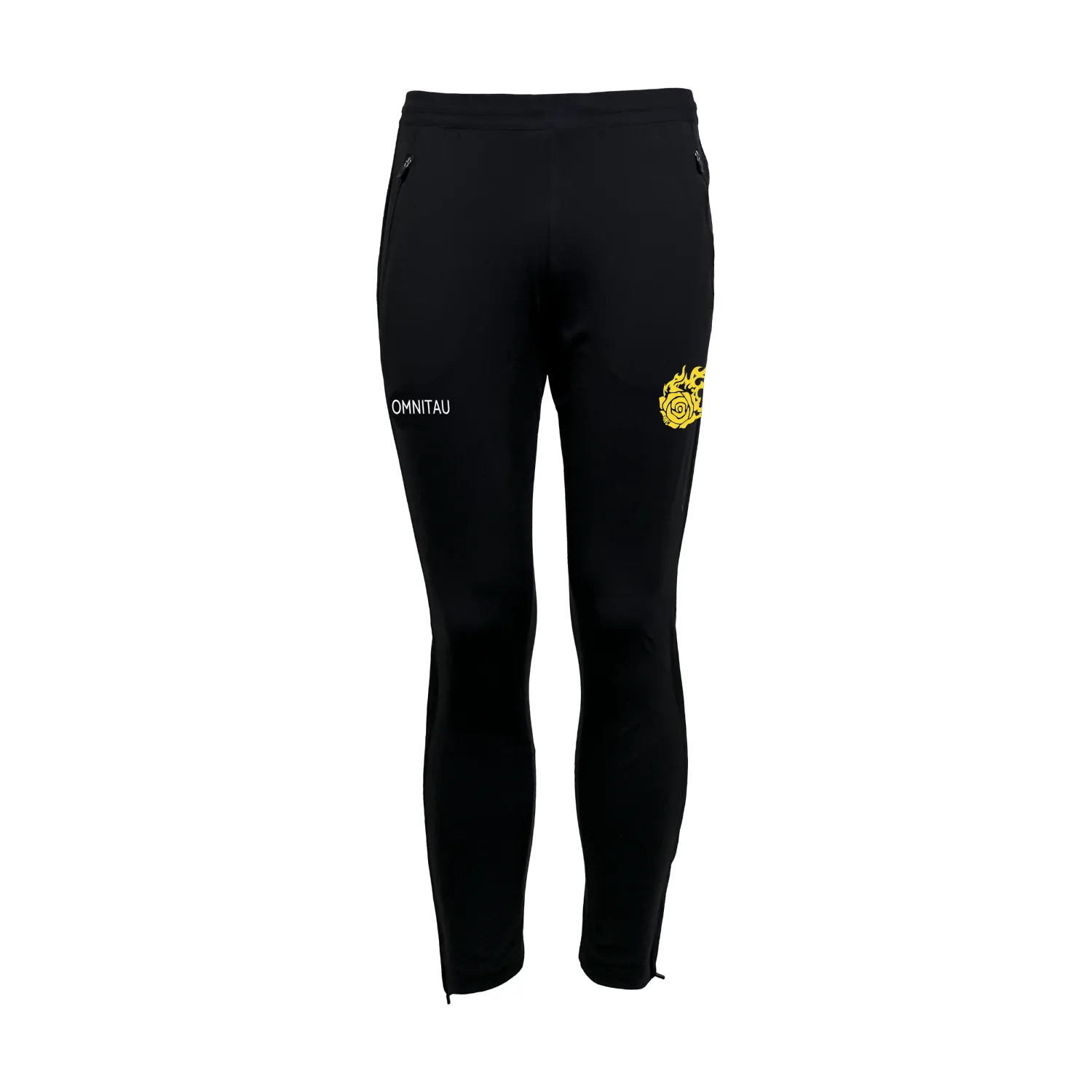 Henley Fire Netball Kid's Club Tapered Trackpants - Black
