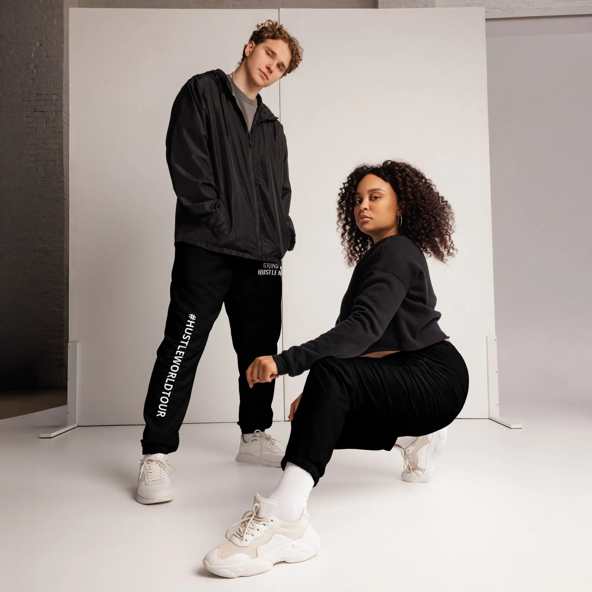 Hustle world track pants