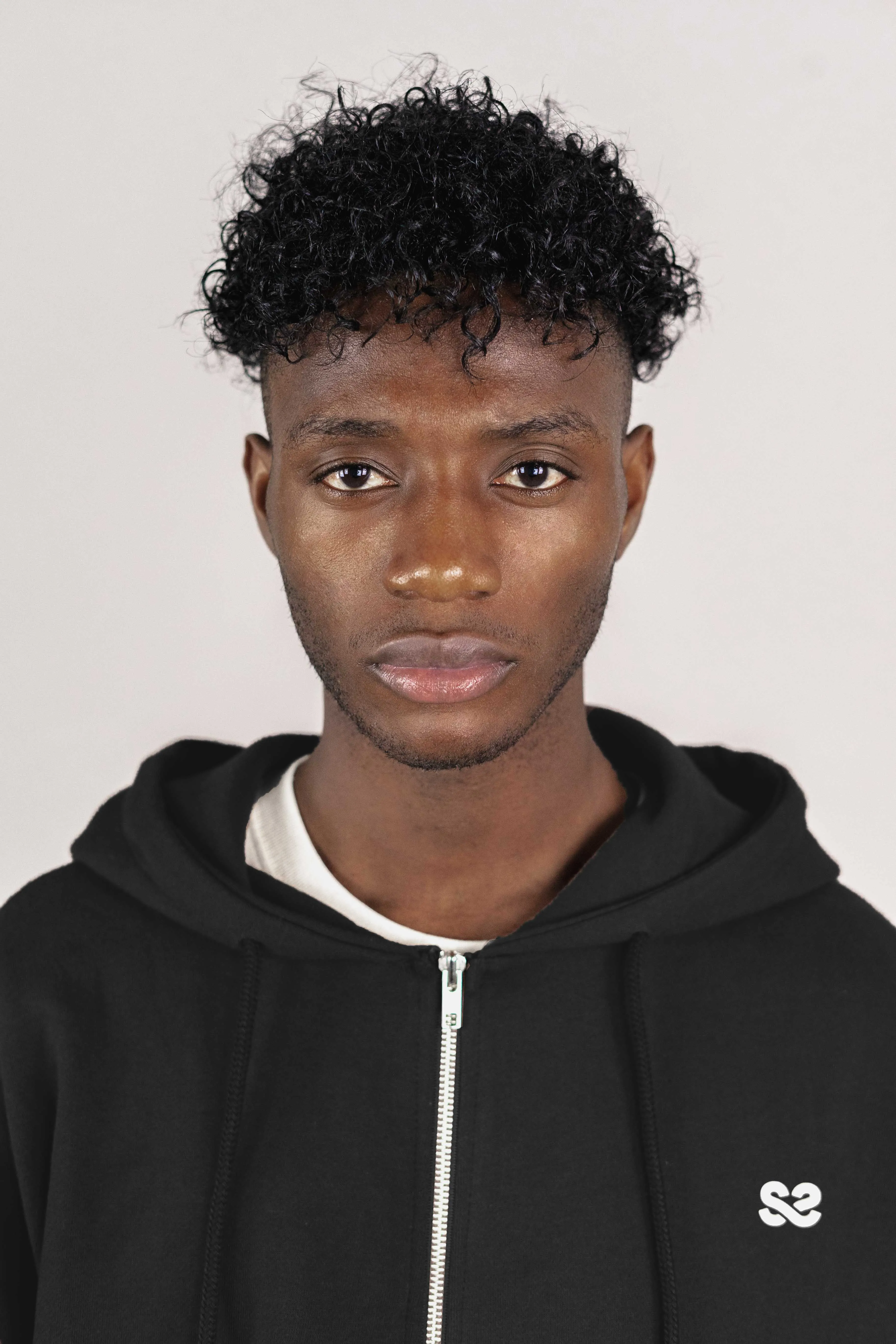 KEEP FASHION WEIRD BLACK ZIP UP HOODIE
