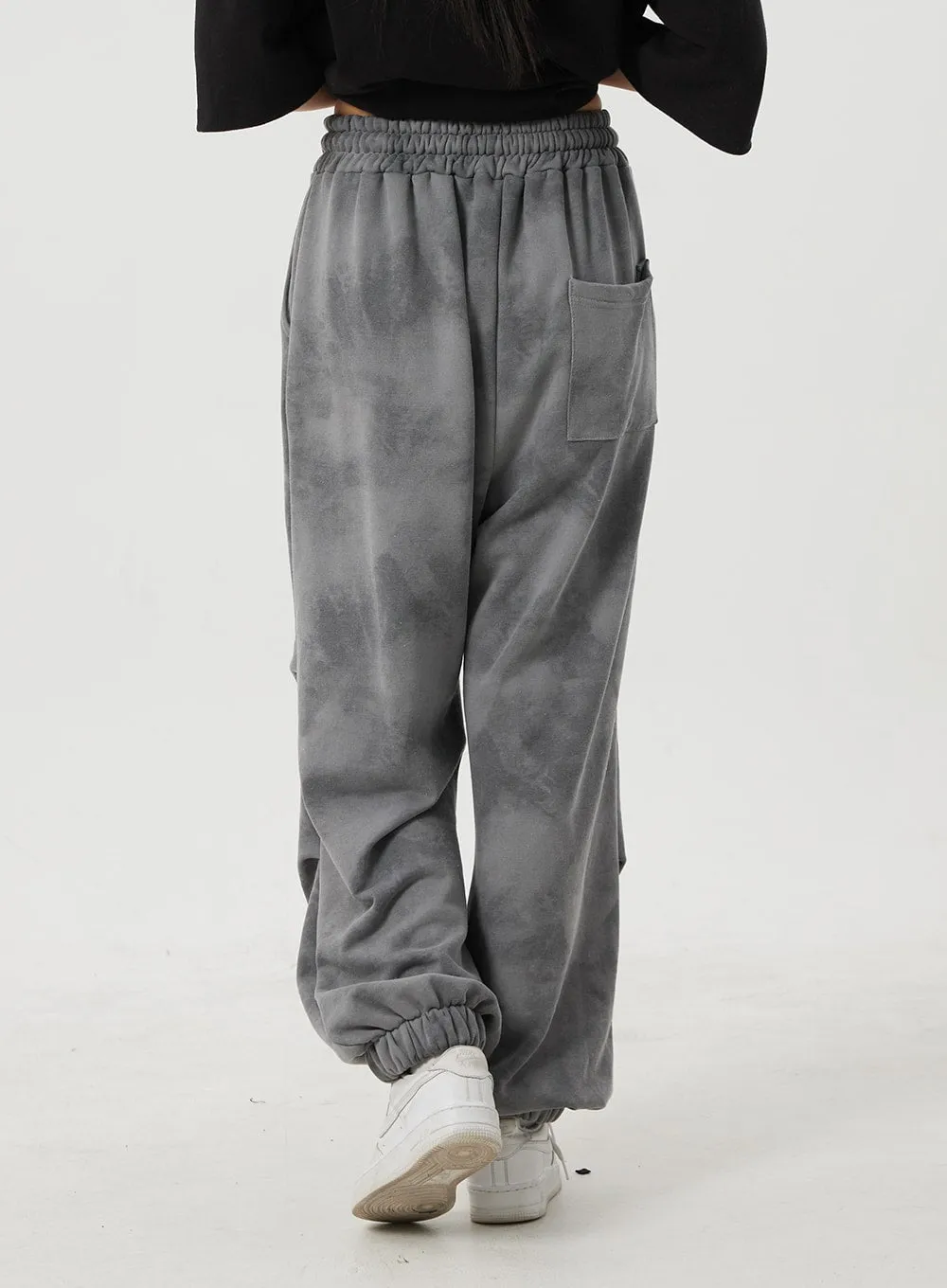 Mixed Color Baggy Track Pants BJ319