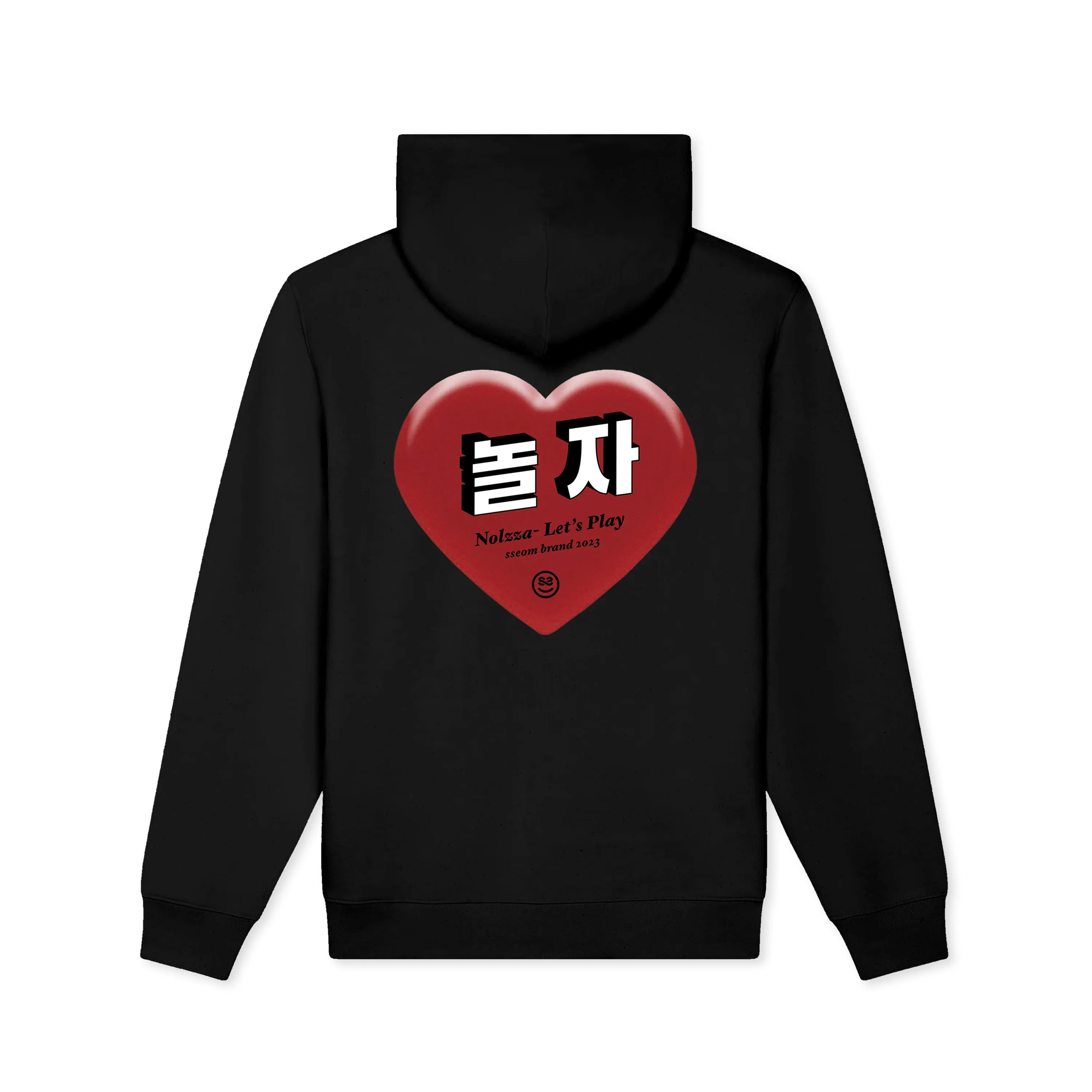 NOLZZA HEART ZIP UP HOODIE