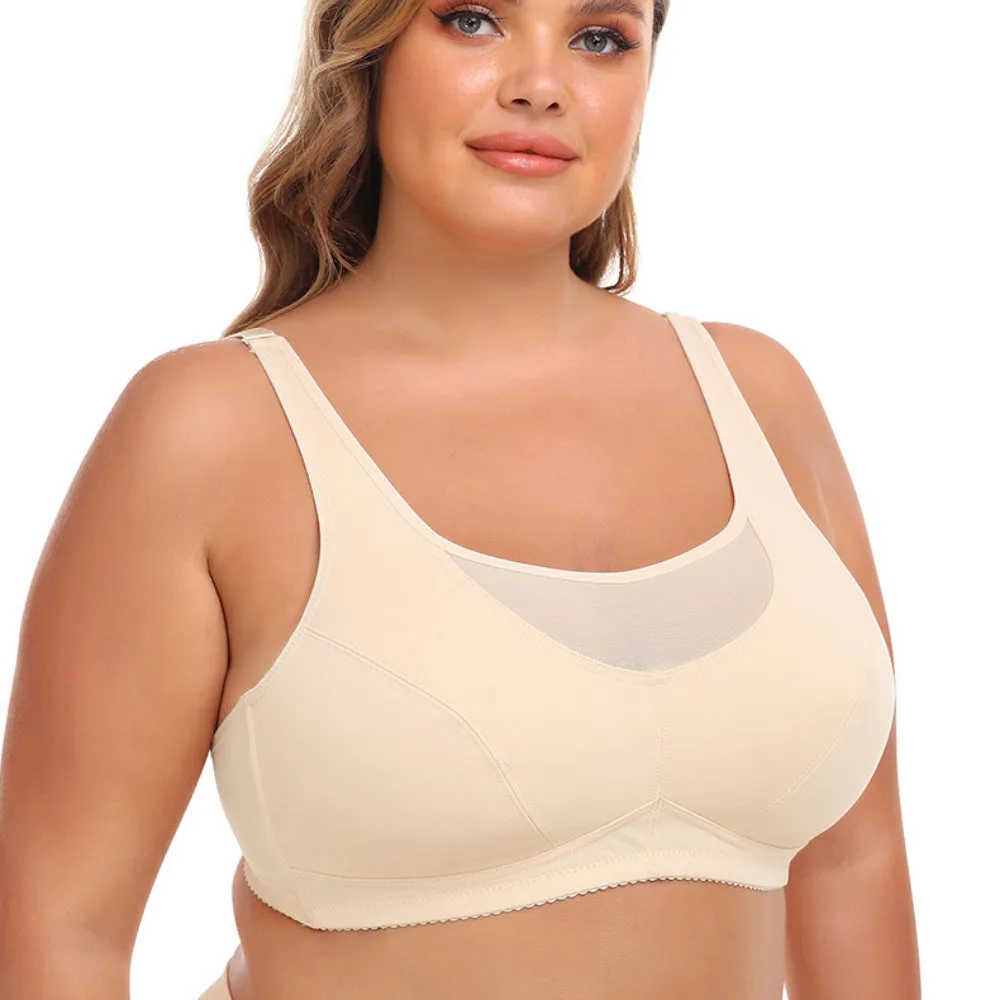 Push-up Mesh Wireless Bra