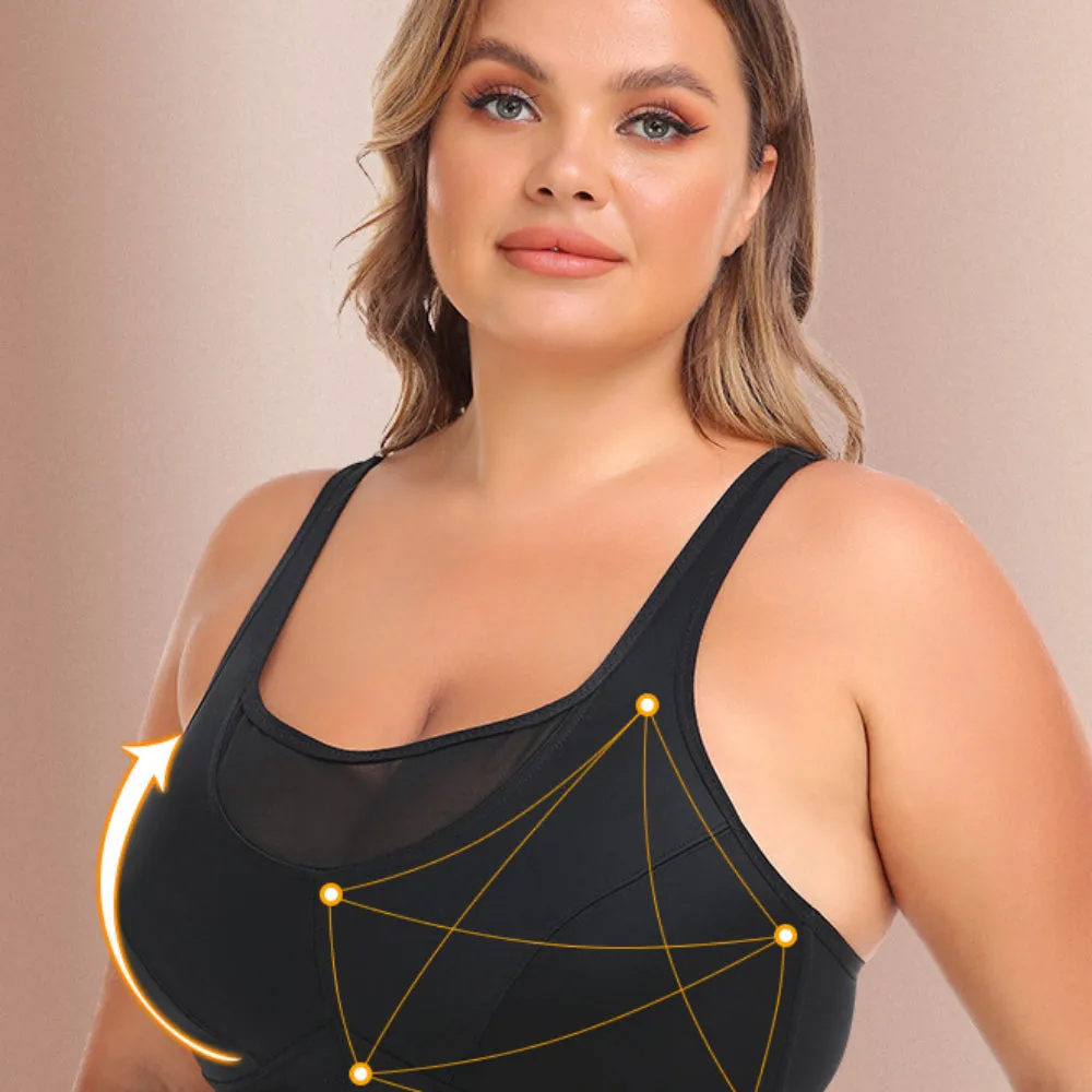Push-up Mesh Wireless Bra