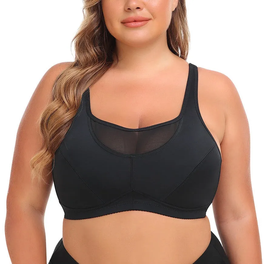 Push-up Mesh Wireless Bra