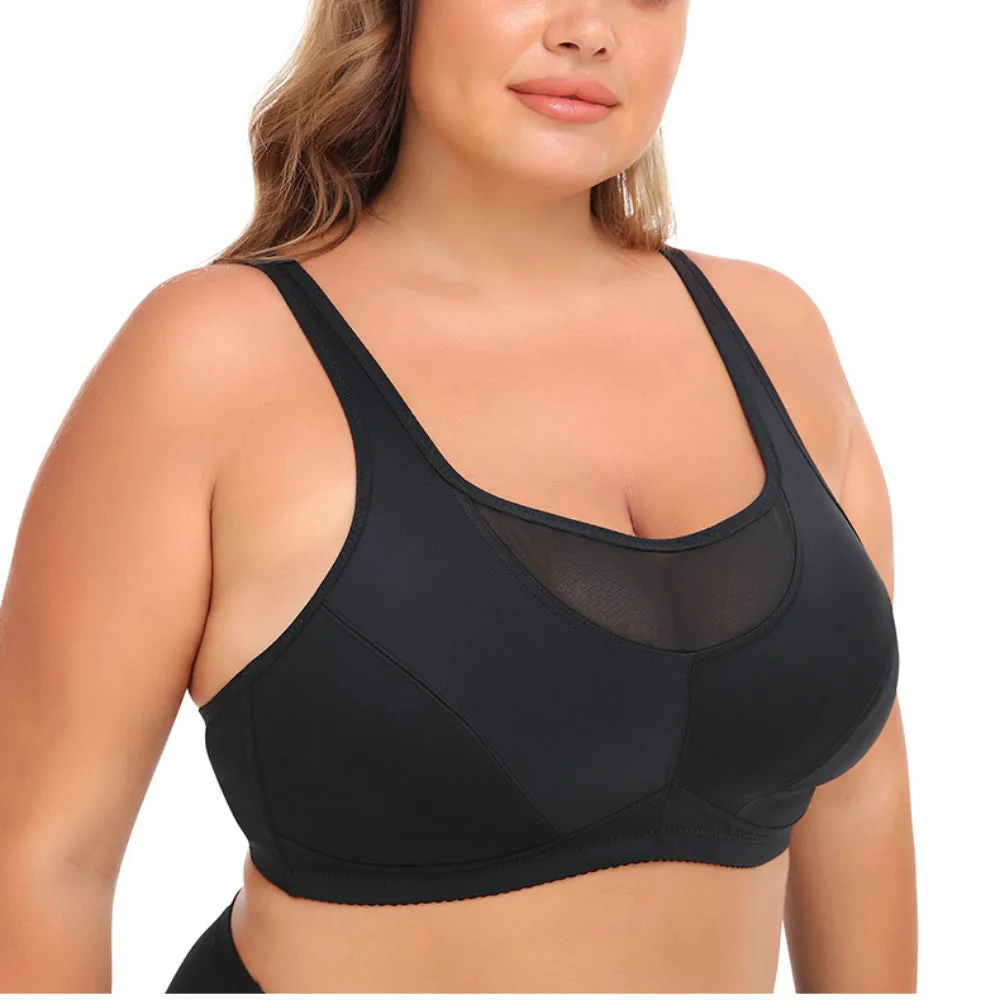 Push-up Mesh Wireless Bra