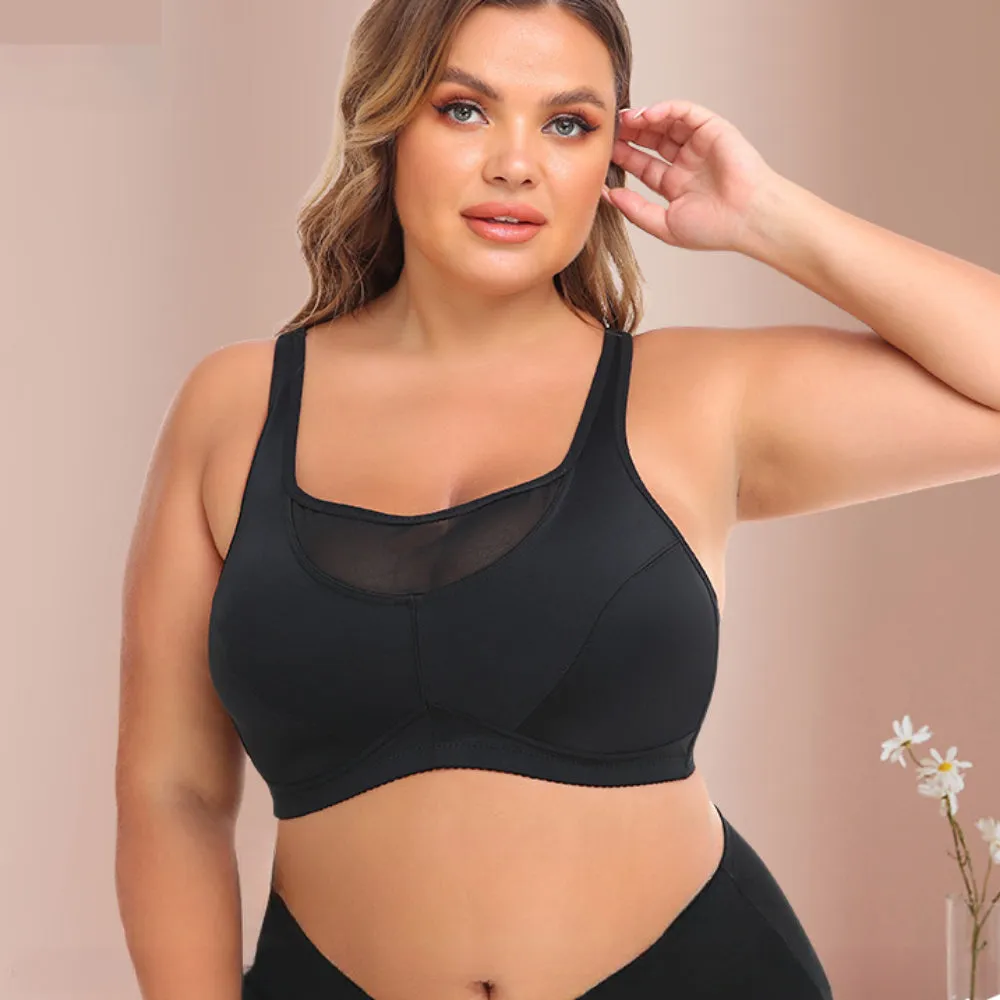 Push-up Mesh Wireless Bra